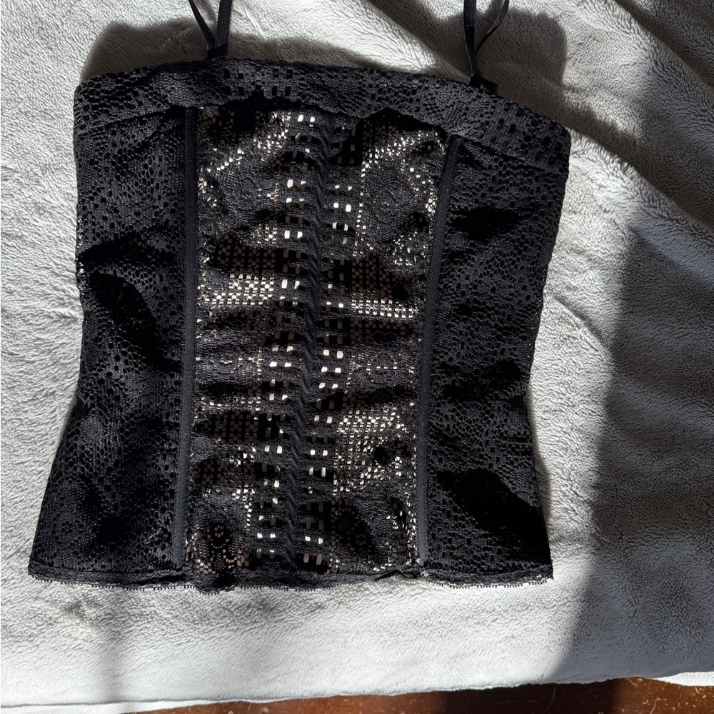 Vtg Morgan de toi corset top